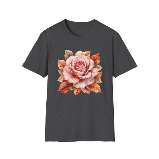 Autumn Floral Artisitic Fall Tee