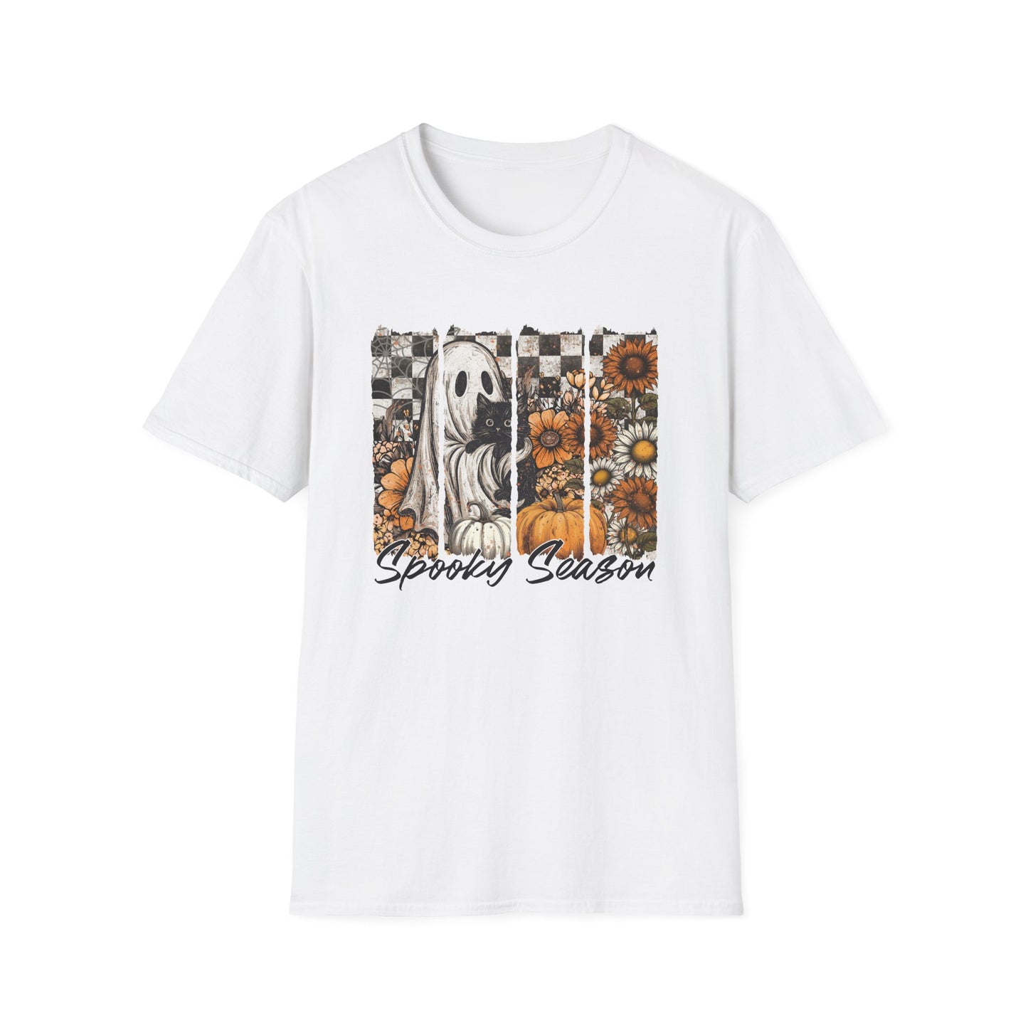 Vintage Halloween Ghost Floral Tee
