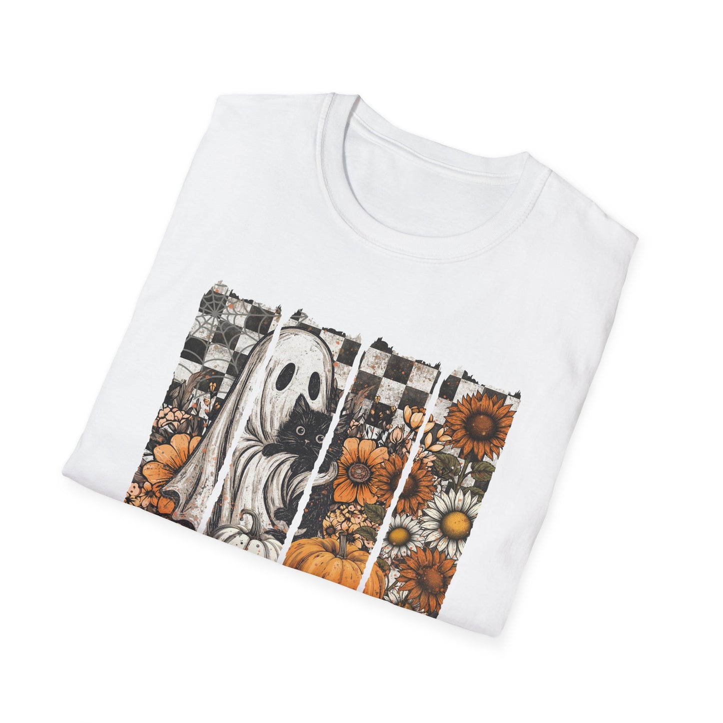 Vintage Halloween Ghost Floral Tee