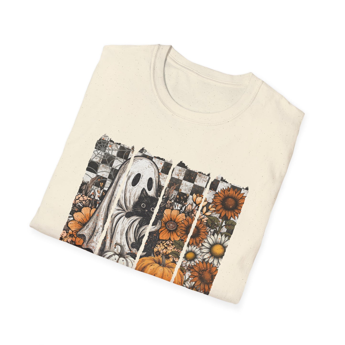 Vintage Halloween Ghost Floral Tee