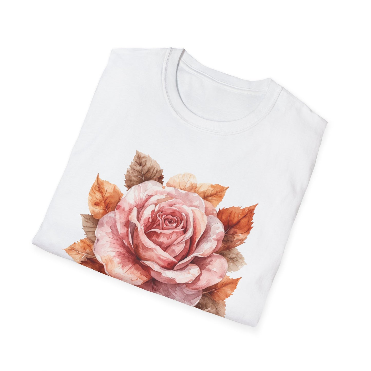 Autumn Floral Artisitic Fall Tee