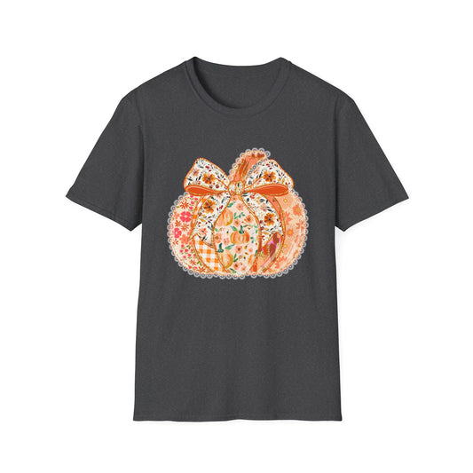 Floral Pumpkin Artisitic Cottage Core Tee