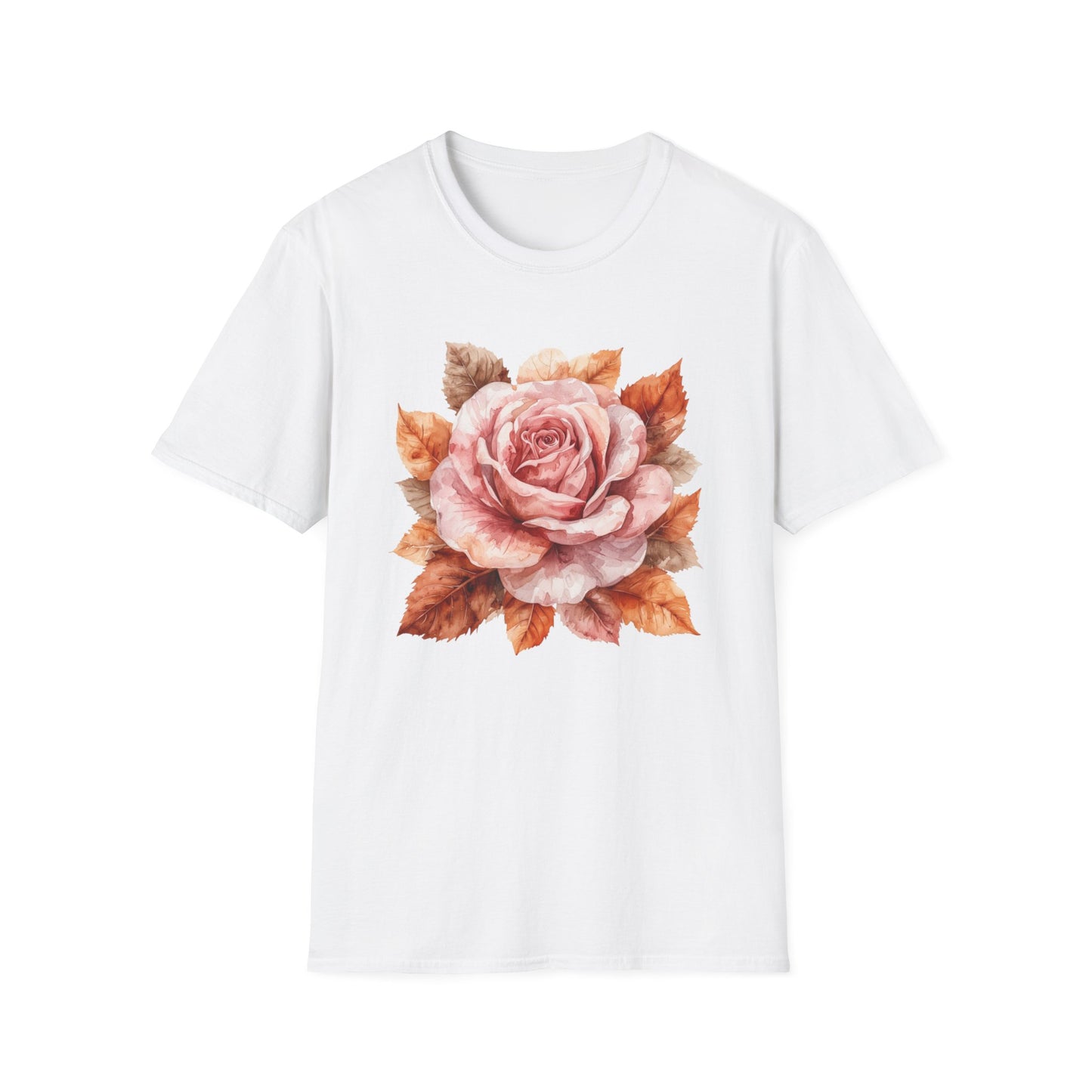 Autumn Floral Artisitic Fall Tee