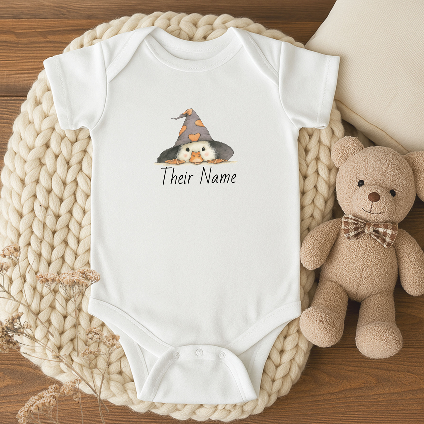 Personalized Cute Goose Halloween Infant Bodysuit