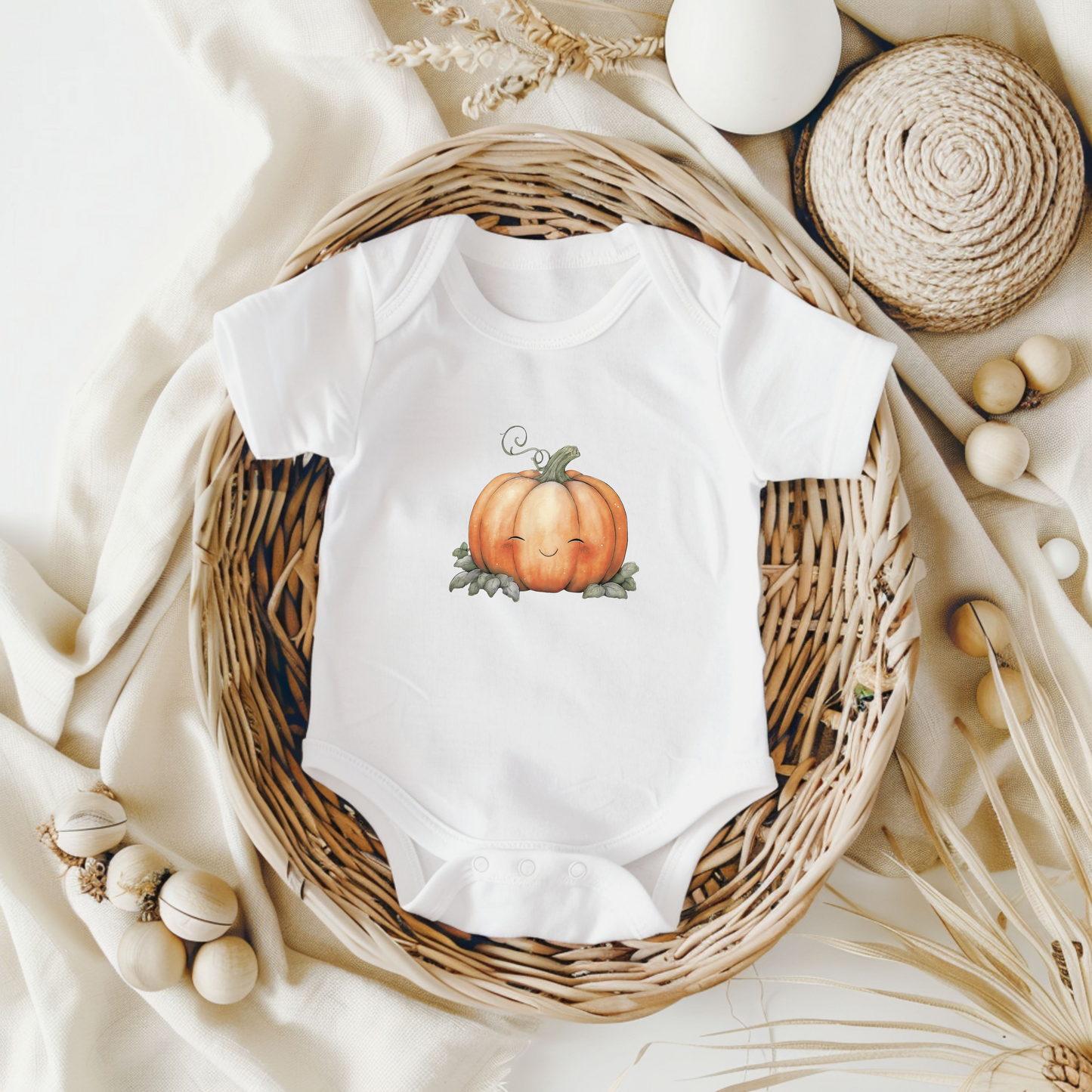 Cute Pumpkin Halloween Infant Bodysuit