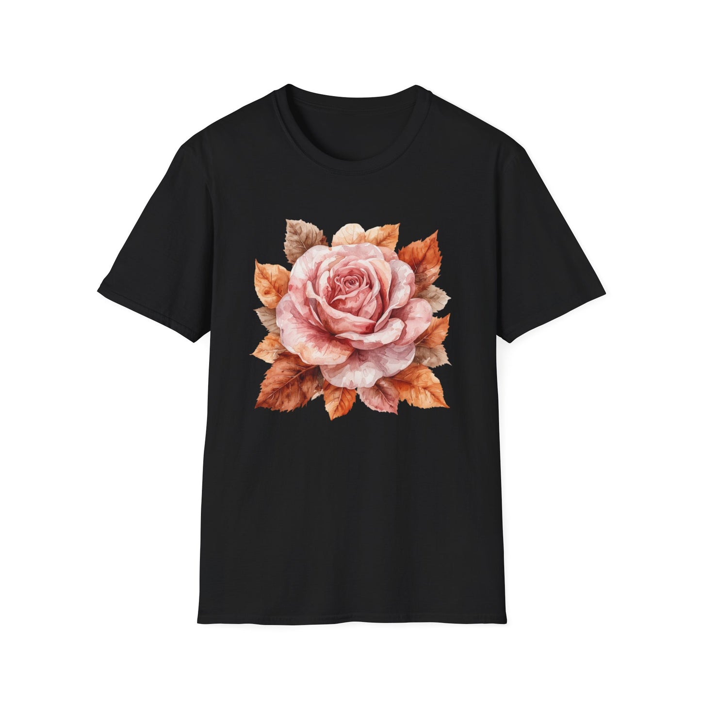 Autumn Floral Artisitic Fall Tee