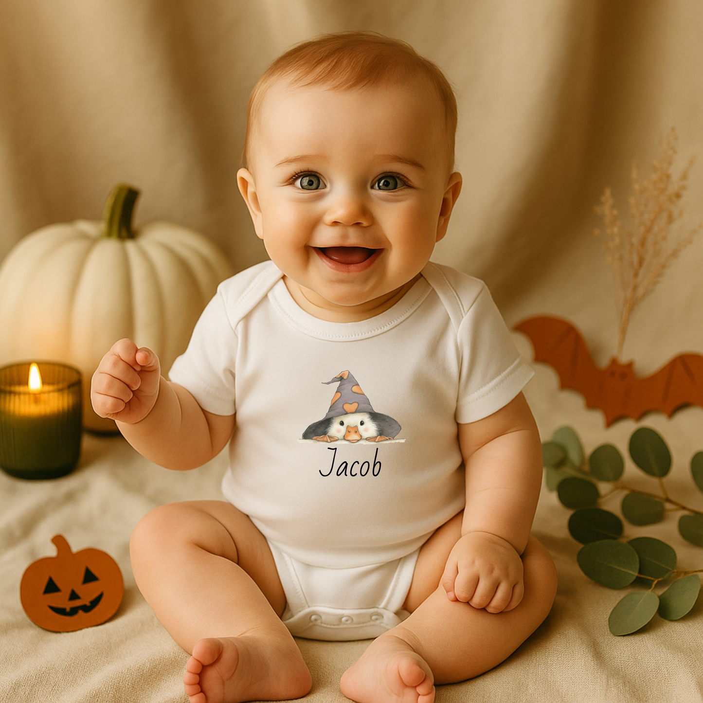 Personalized Cute Goose Halloween Infant Bodysuit